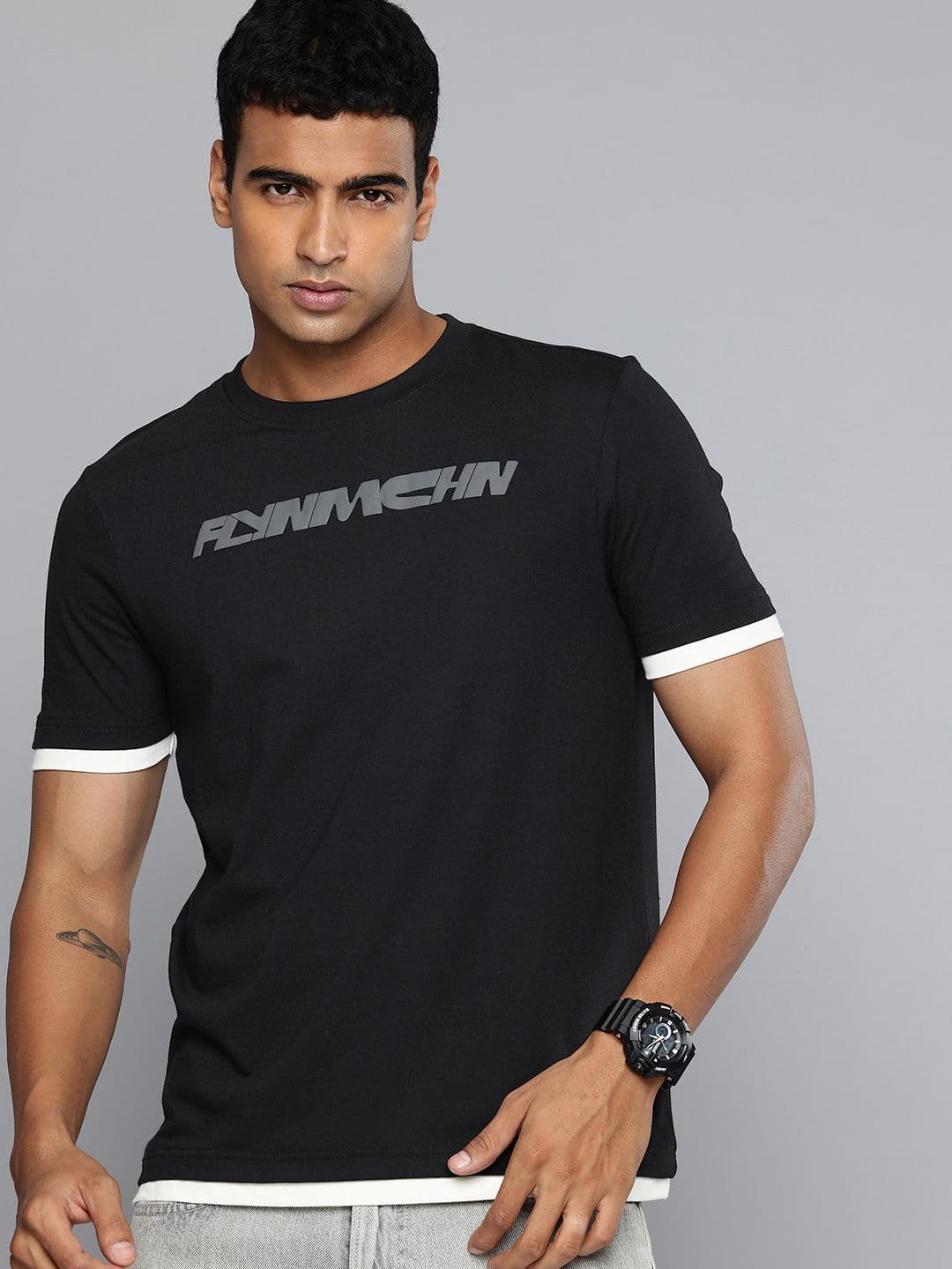 Flying Machine Brand Logo Printed T-shirt - view 1