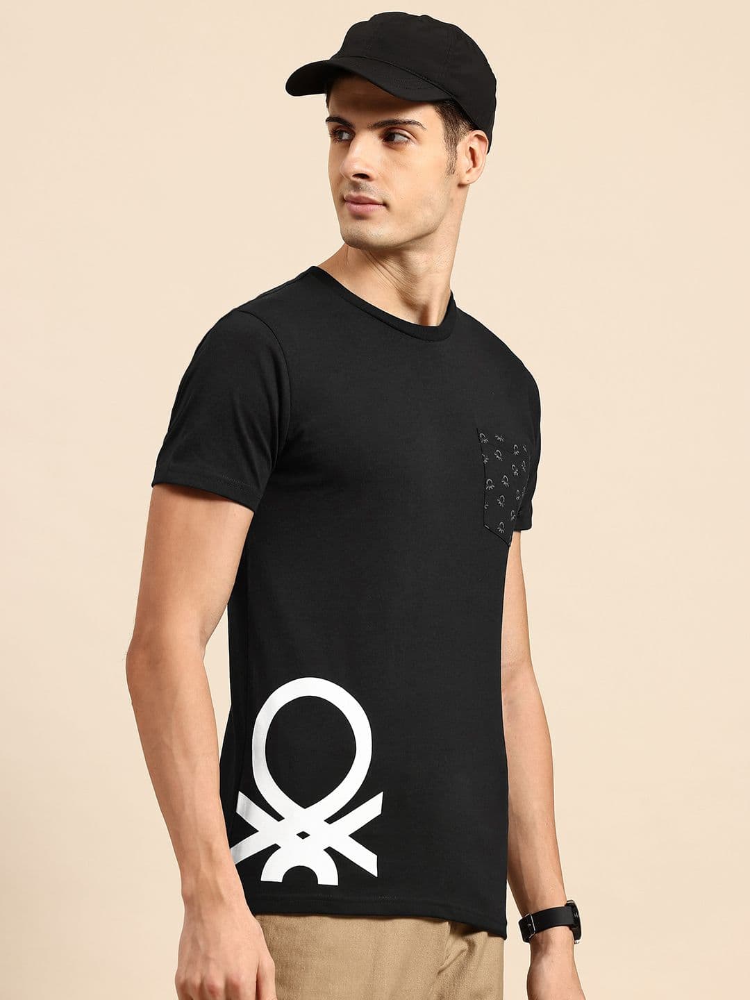 United Colors of Benetton Men Brand Logo Printed T-shirt - view 1