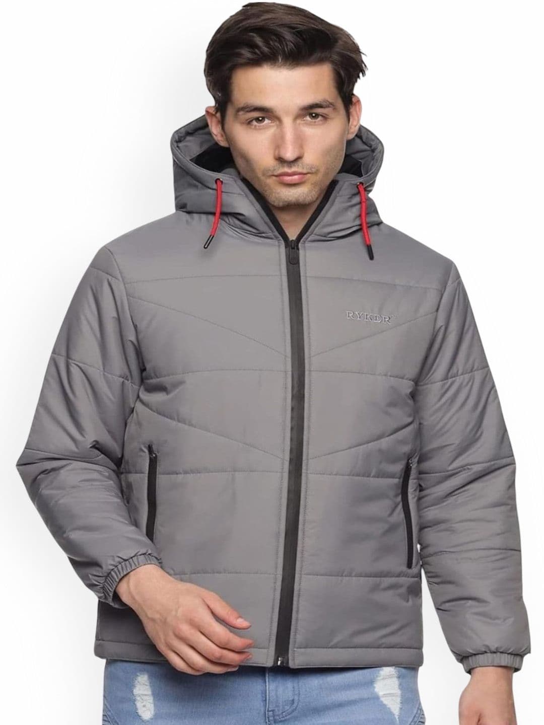 RYKER Men Hooded Solid Puffer Jacket - view 1