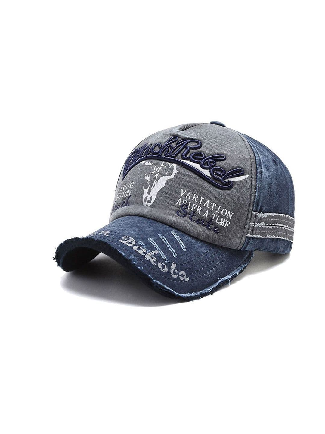 StyleCast x Revolte Men Embroidered Cotton Canvas Baseball Cap - view 1