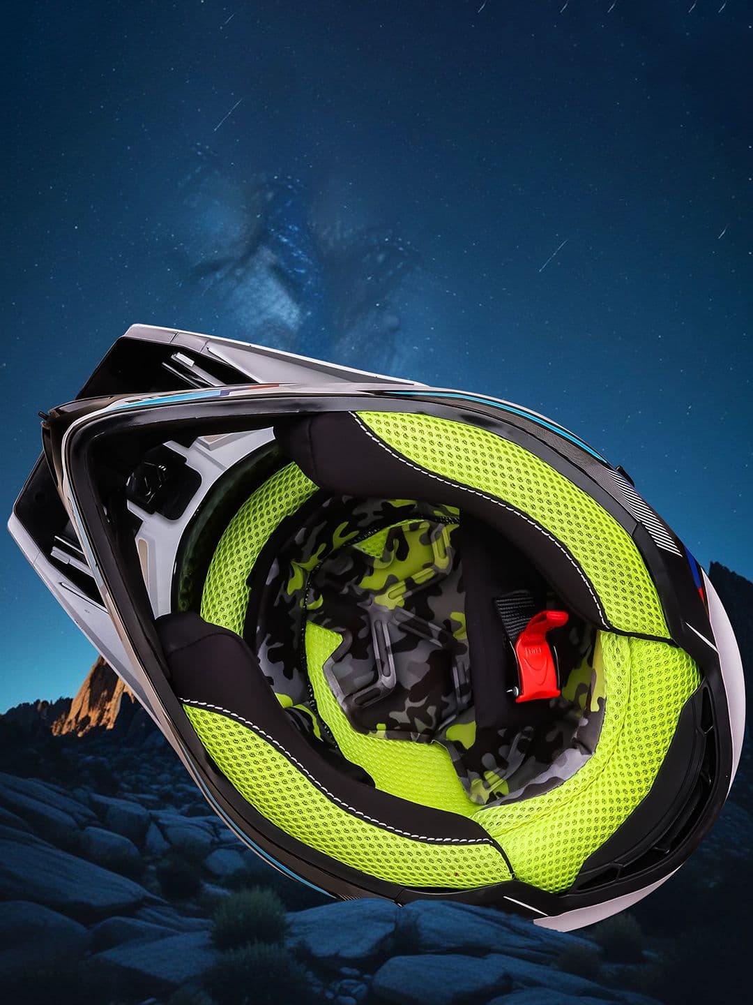Steelbird SBH 13 ISS Racer Double Visor Full Face Helmet - view 1