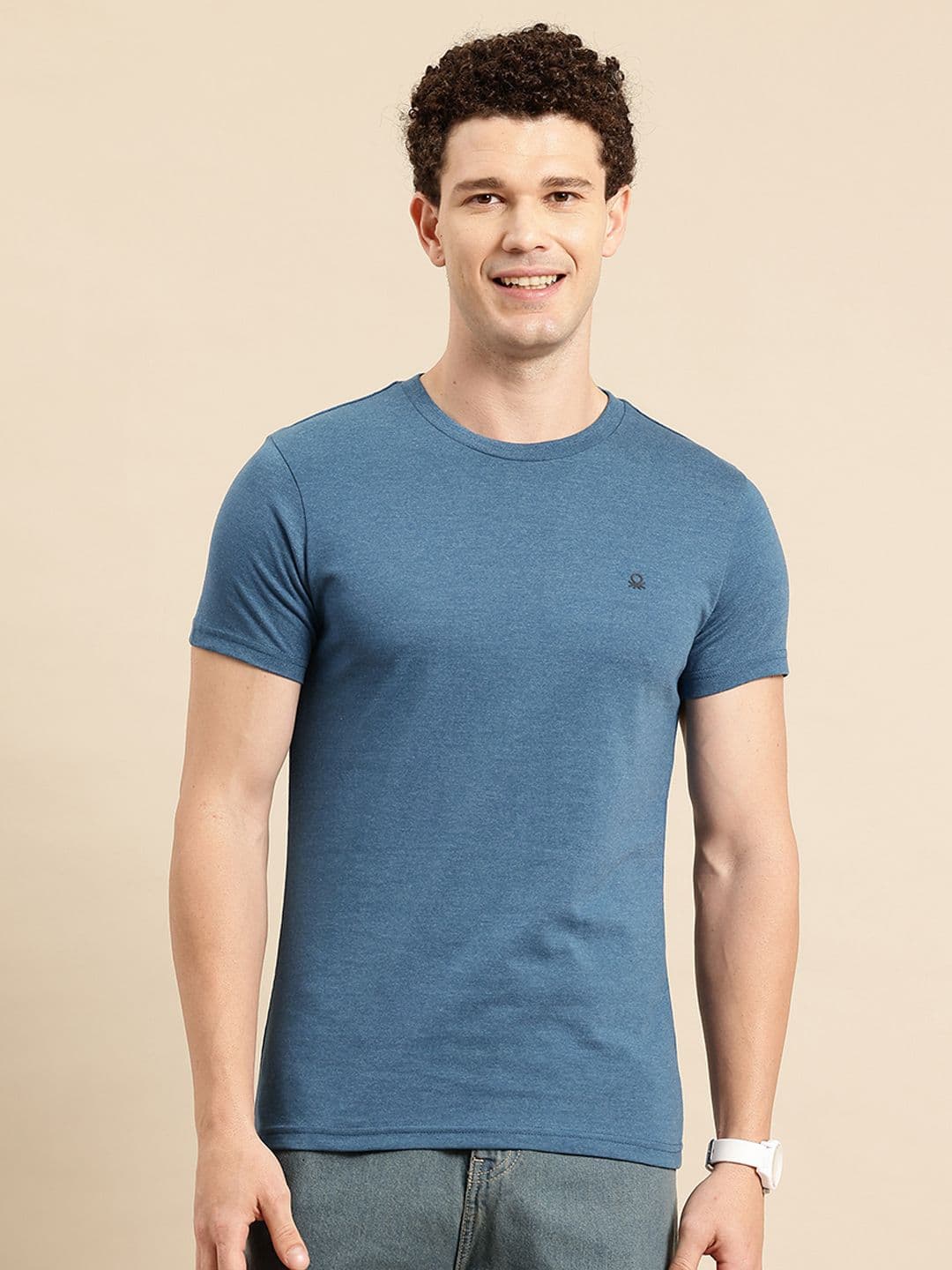 United Colors of Benetton Brand Logo Detail T-shirt - view 1
