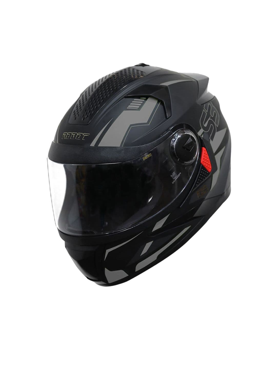 Steelbird SBH-17 Robot Terminator Printed Full Face Scratch Resistant Riding Helmet - view 1