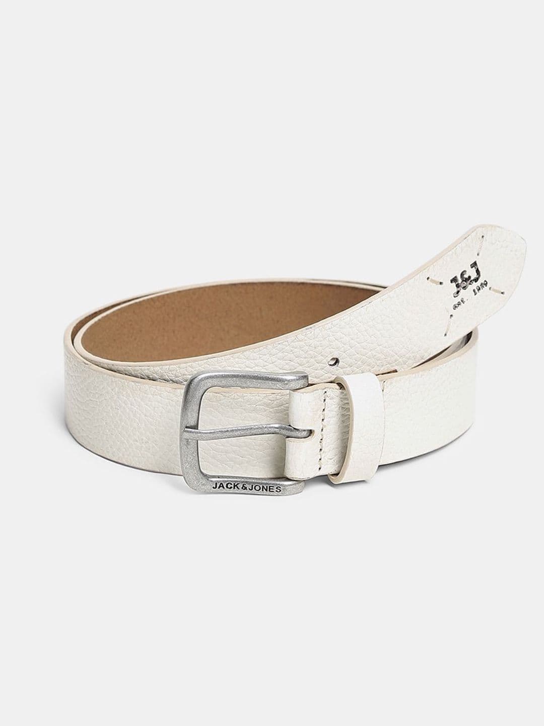 Jack & Jones Men Textured Leather Belt - view 1