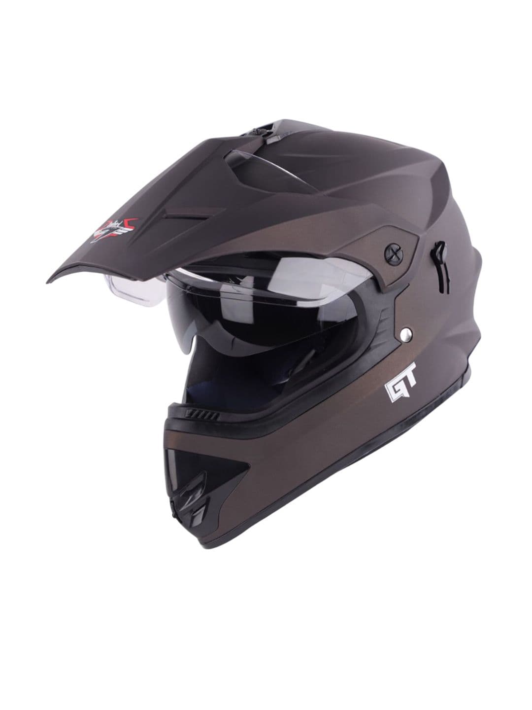 Steelbird SBH 13 Motocross GT ISI Certified Double Visor Full Face Helmet - view 1