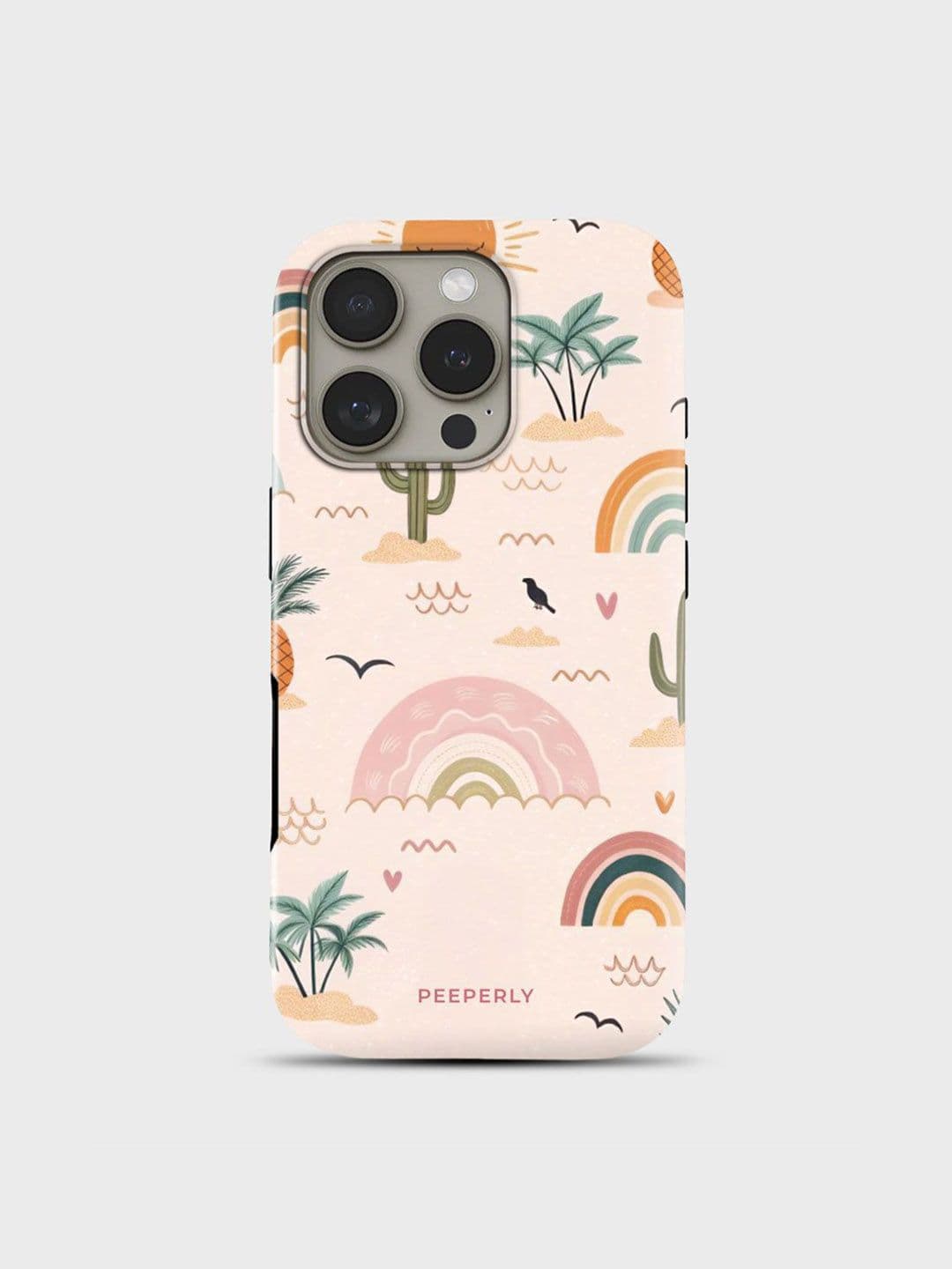 PEEPERLY Tropical Printed MagSafe Compatible iPhone 14 Plus Mobile Back Case - view 1
