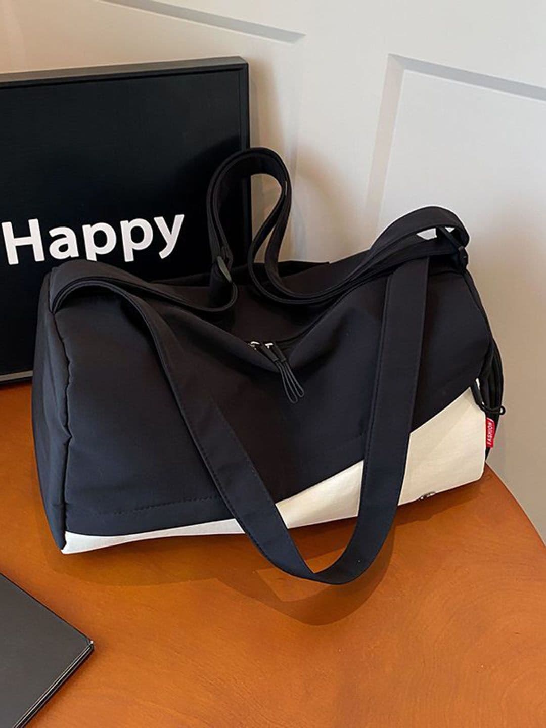 StyleCast x Revolte Unisex Colourblocked Medium Foldable Duffel Bag - view 1