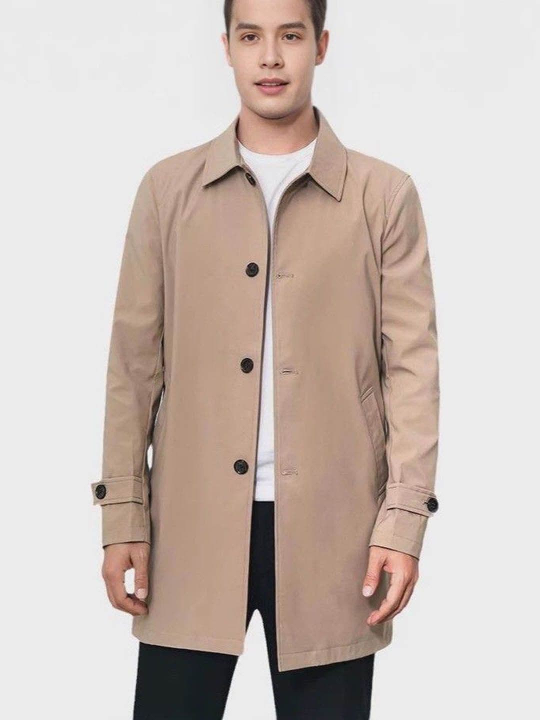 Mast & Harbour Men Spread Collar Solid Tailored Jacket - view 1