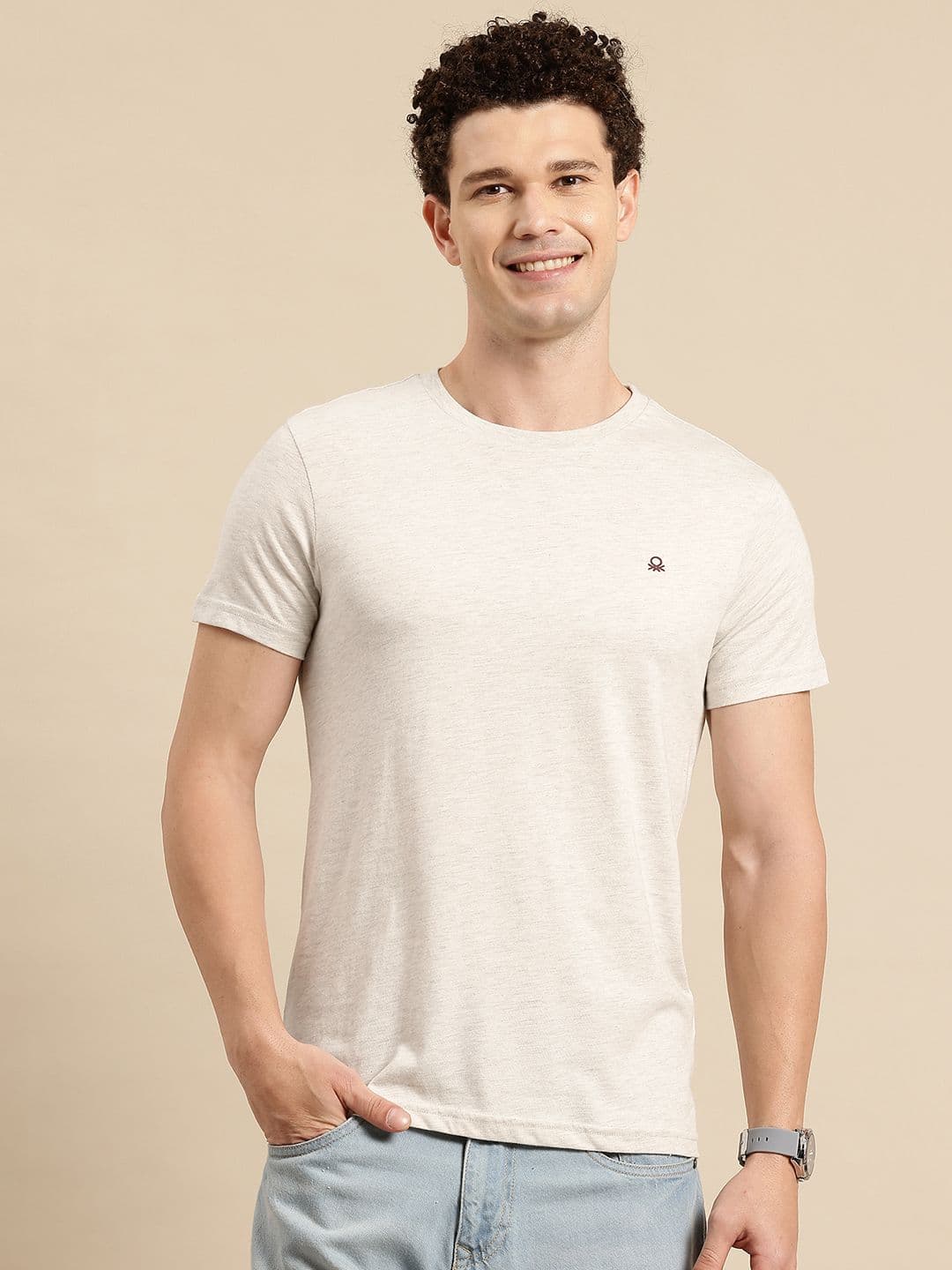 United Colors of Benetton Brand Logo Detail T-shirt - view 1