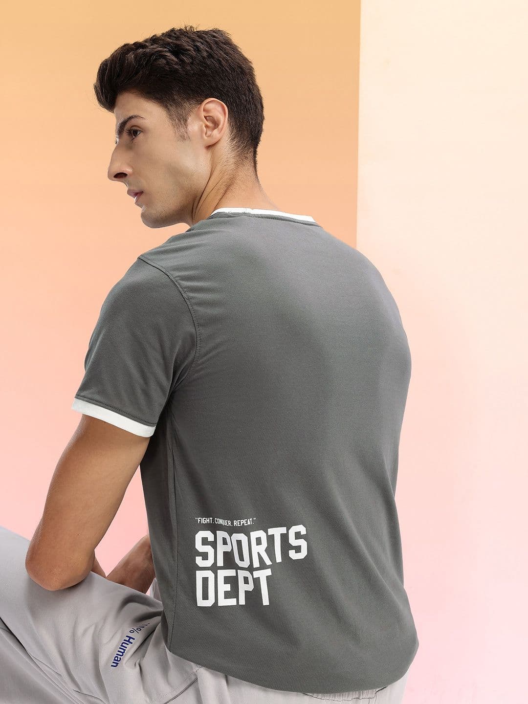 HRX by Hrithik Roshan Typography Printed T-shirt - view 1