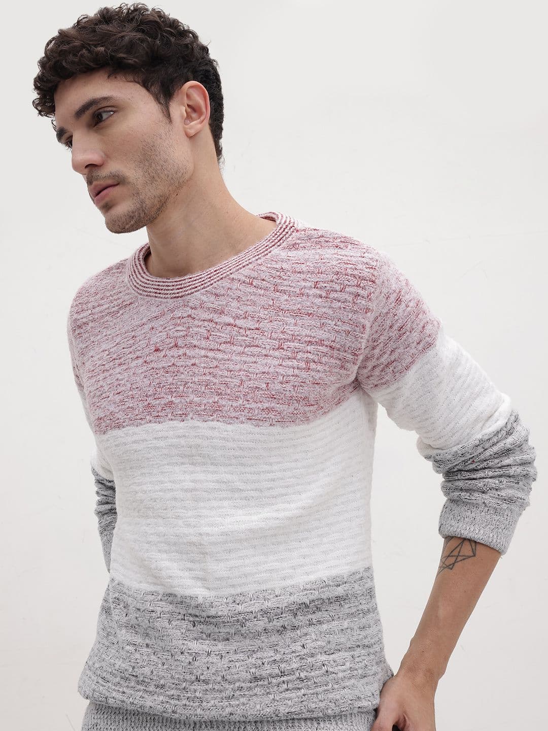 The Roadster Life Co. Colourblocked Pullover - view 1