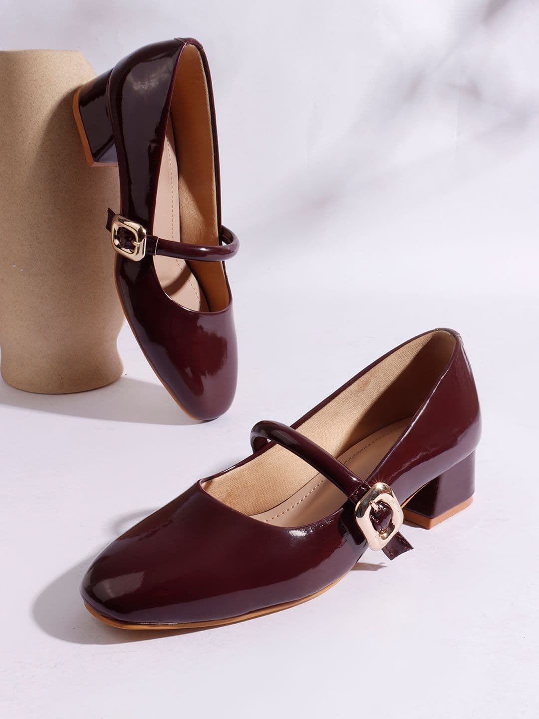 Try Me Block Pumps with Buckles - view 1