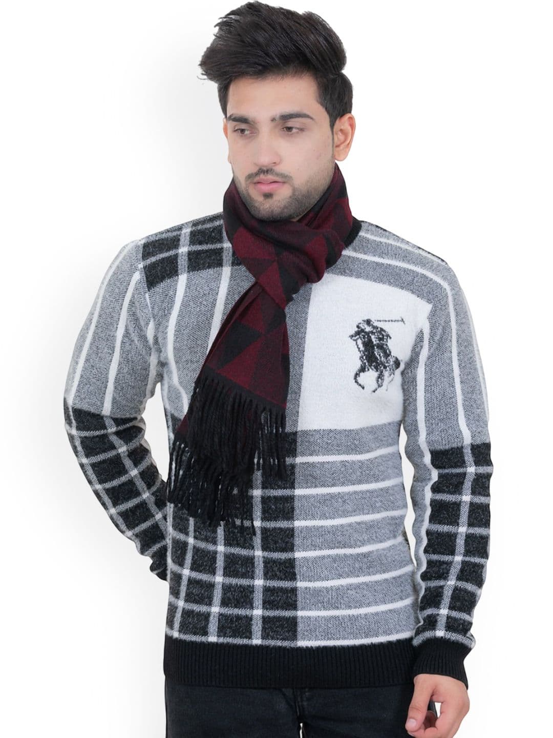 Amoldo Men Printed Soft Mufflers - view 1