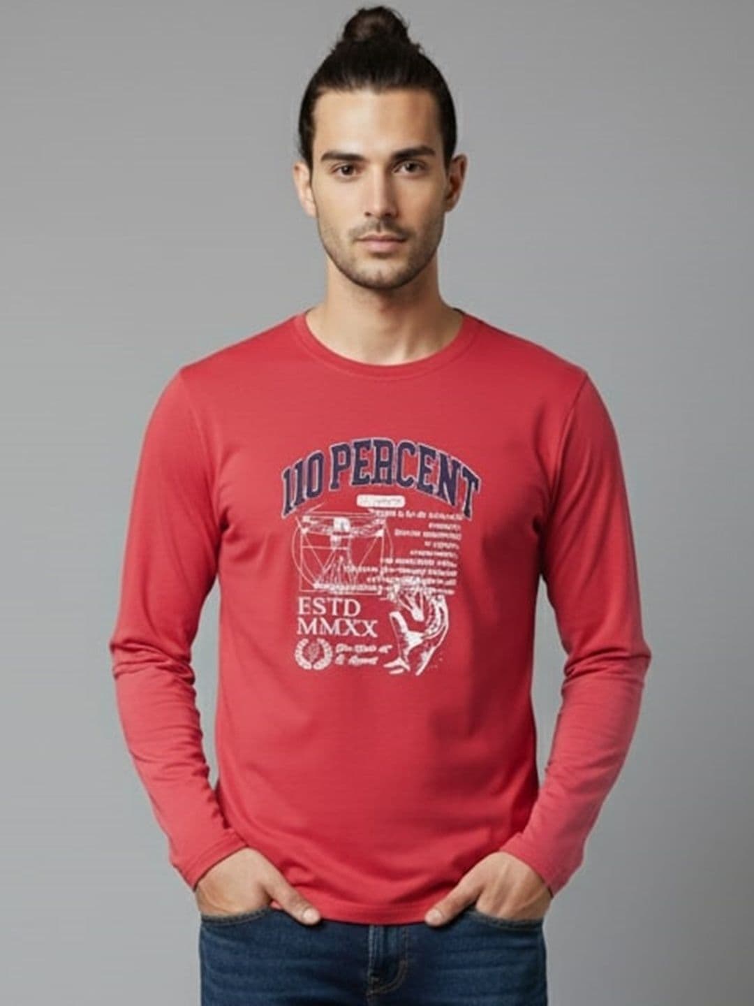 SANDPIPER Men Typography Printed Round Neck T-shirt - view 1
