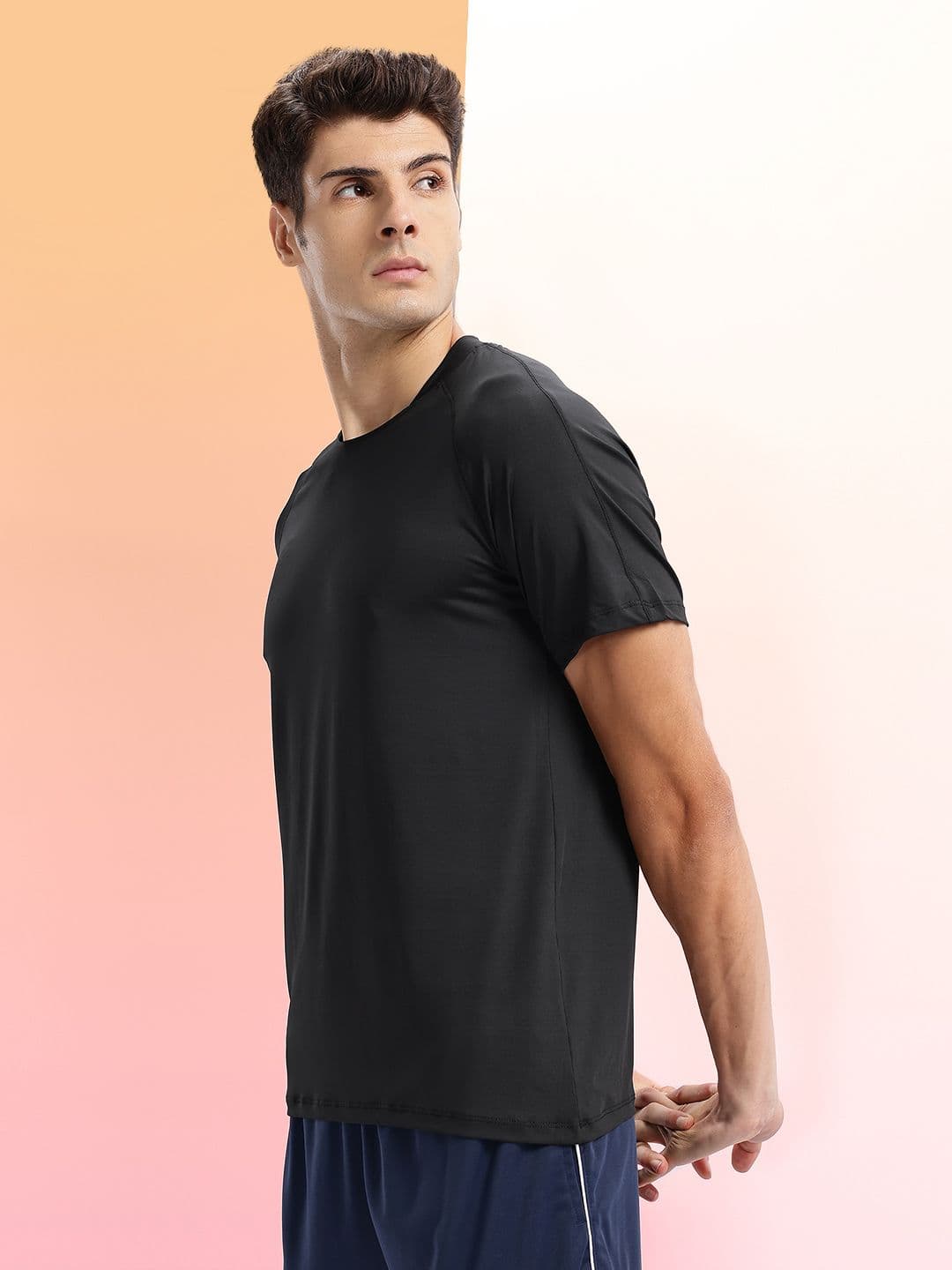 HRX by Hrithik Roshan Rapid-Dry Slim Fit Training T-shirt - view 1
