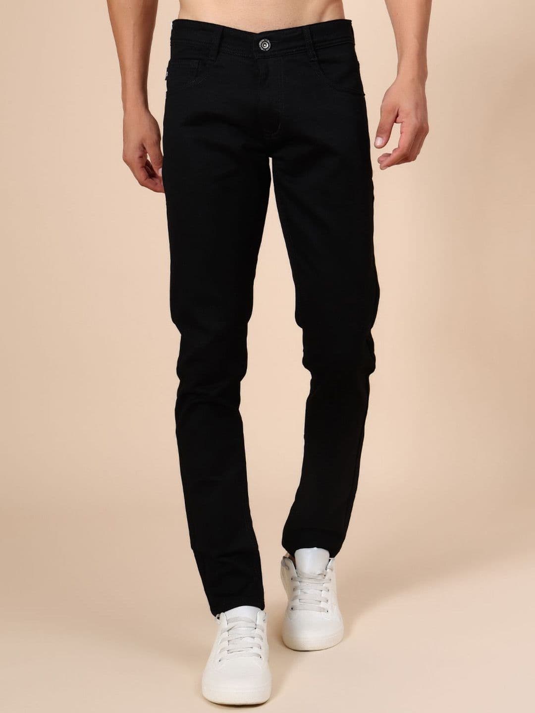 V-Mart Men Regular Fit Low-Rise Stretchable Jeans - view 1