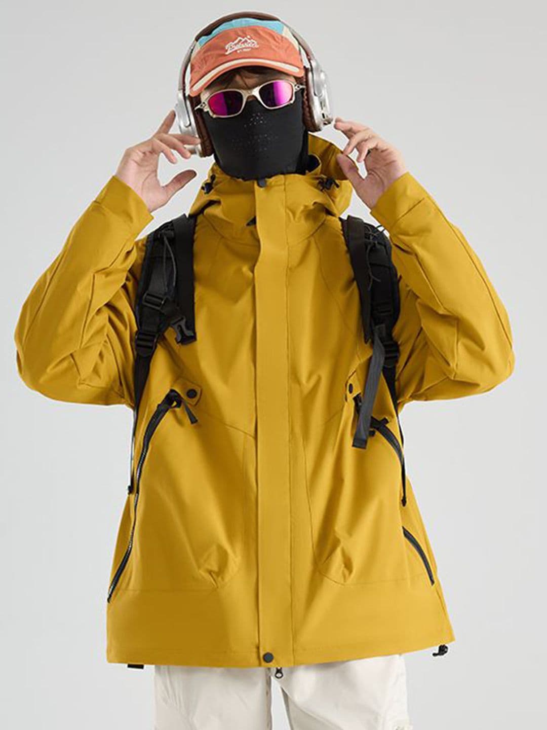 StyleCast x Revolte Men Hooded Solid Windcheater Tailored Jacket - view 1