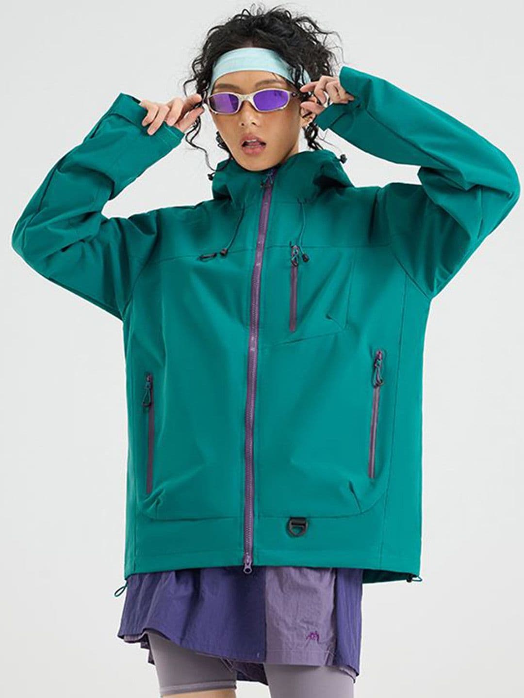 StyleCast x Revolte Men Hooded Solid Windcheater Tailored Jacket - view 1