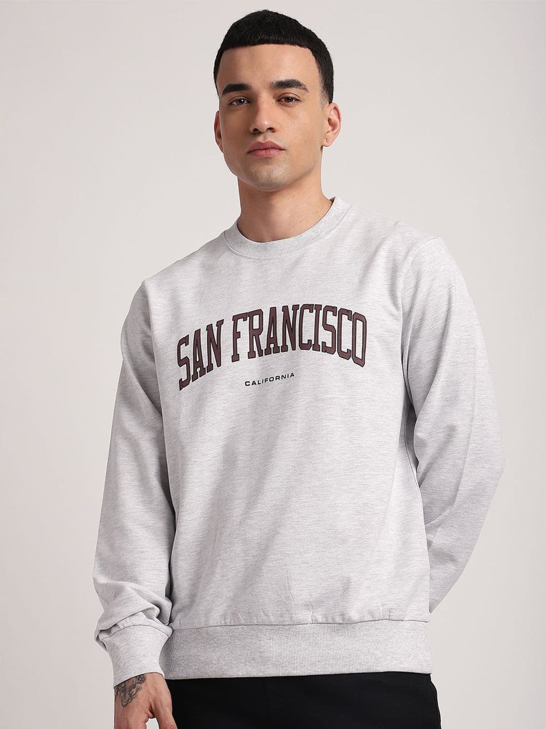 R&B Men Printed Round Neck Sweatshirt - view 1
