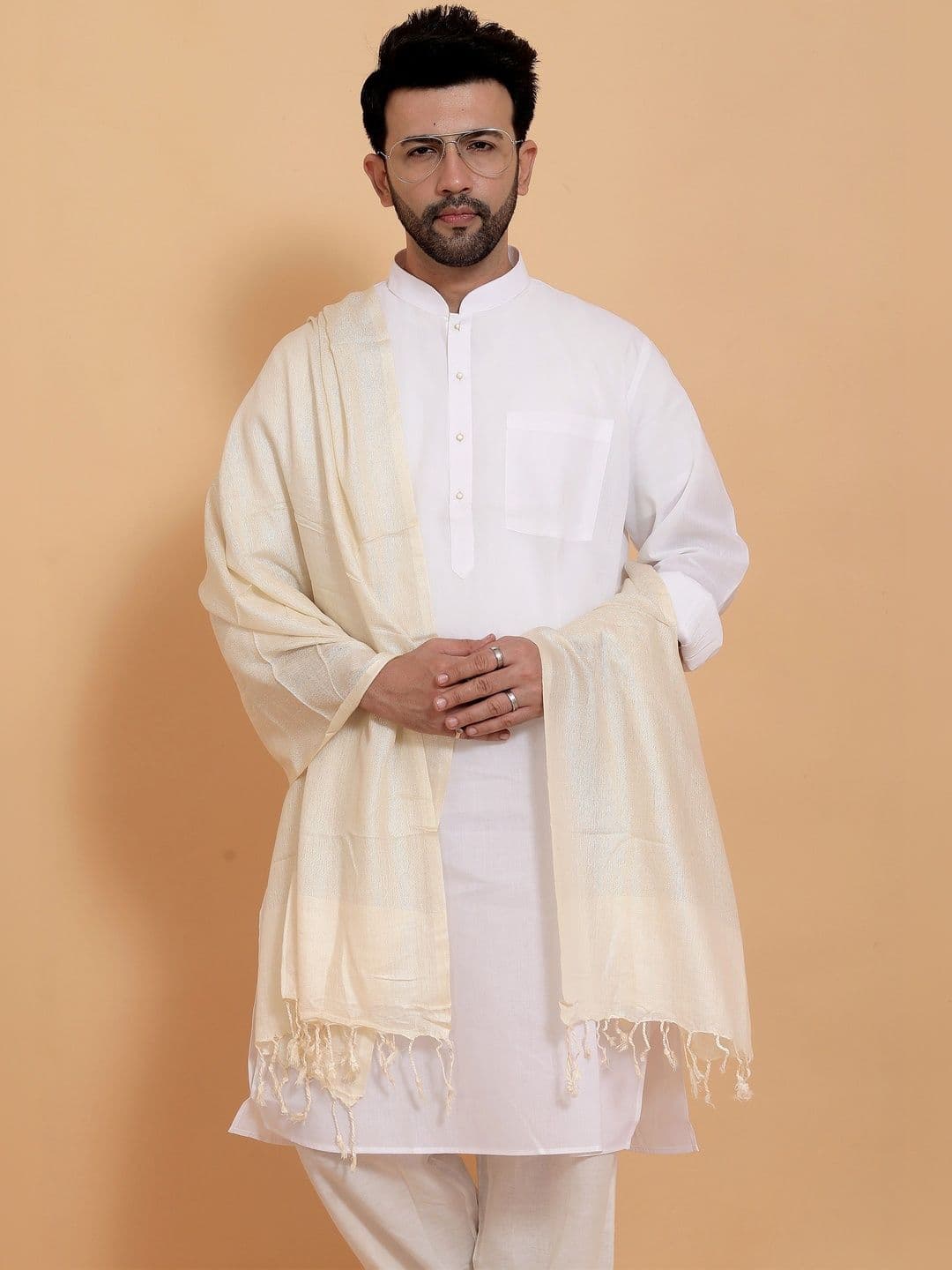 EBADAT Men Embroidered Scarf - view 1