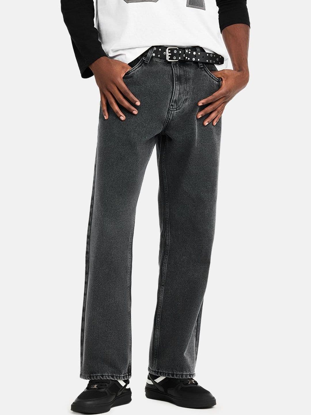 Snitch Men Straight Fit Mid-Rise Light Fade Jeans - view 1
