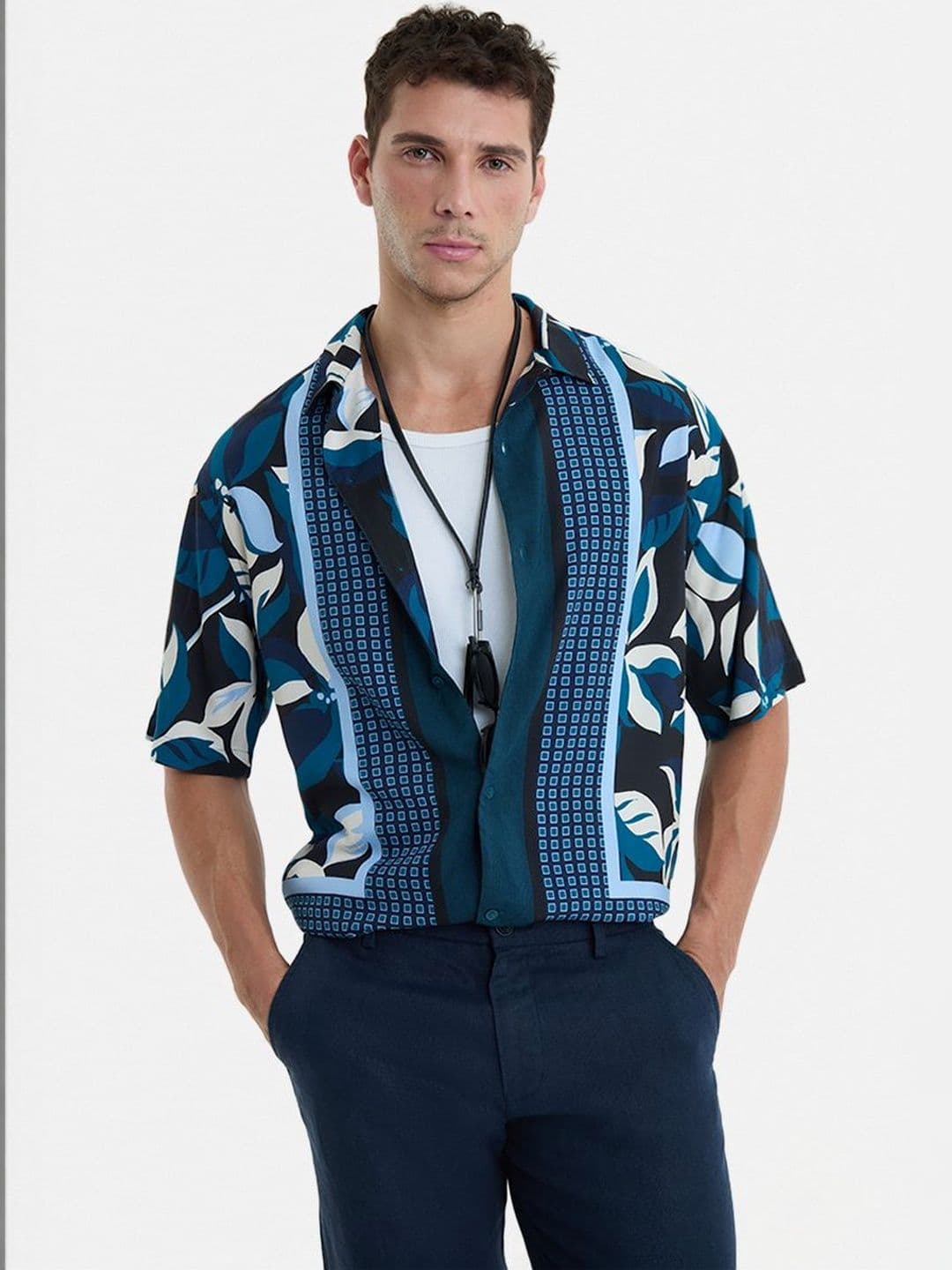 Snitch Men Printed Casual Shirt - view 1