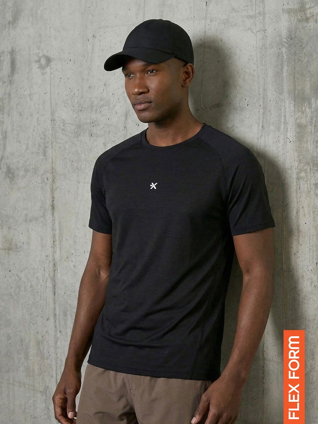 HRX by Hrithik Roshan Self Design Rapid Dry Running T-shirt - view 1