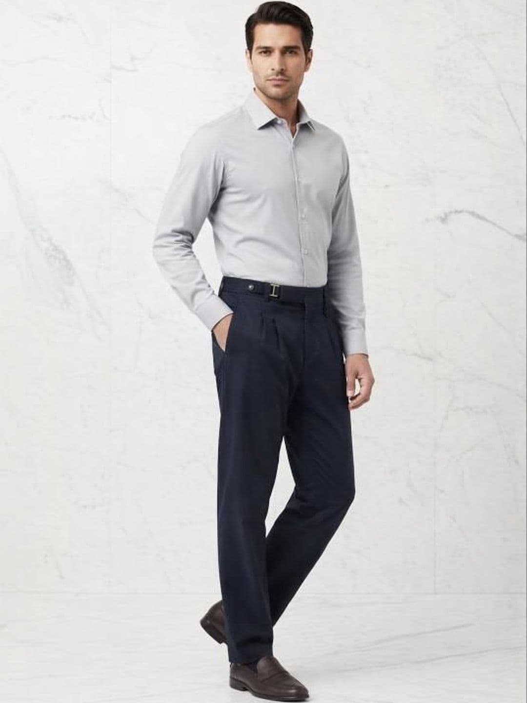 The Roadster Lifestyle Co Slim Fit Trousers - view 1