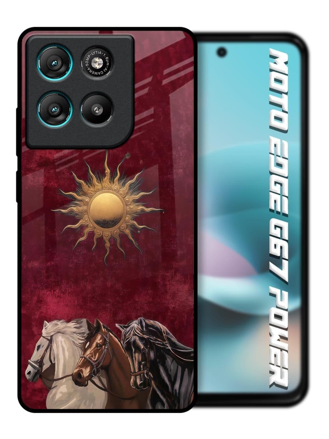 QRIOH Quirky Printed Motorola Edge G67 Power Back Case Mobile Accessories - view 1