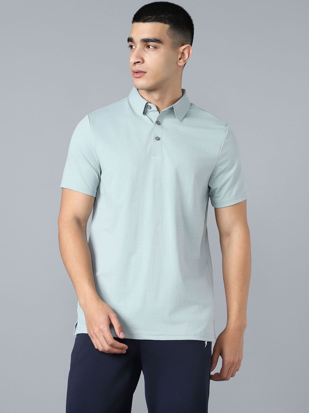 Technosport Men Polo Collar Slim Fit T-shirt - view 1