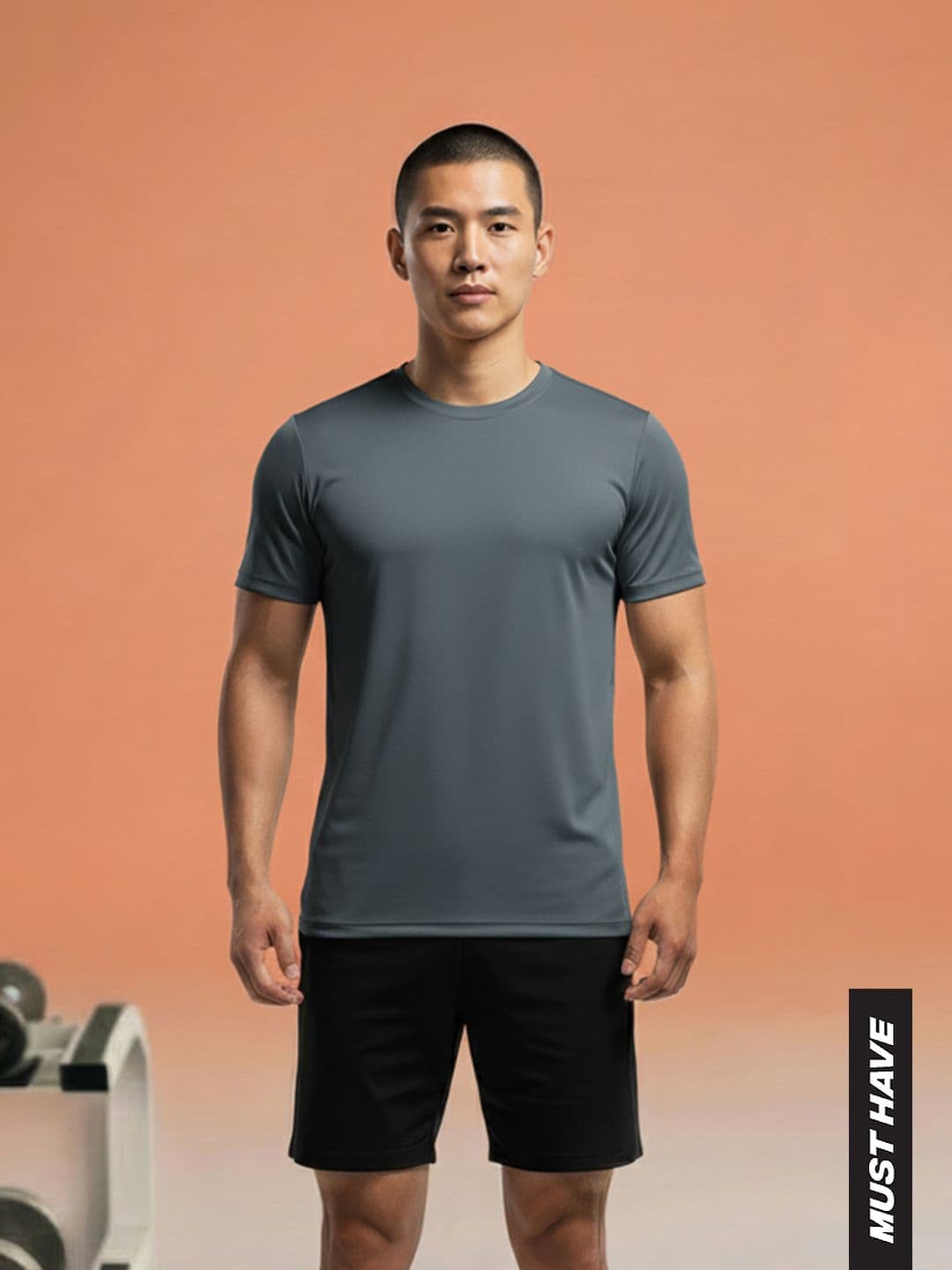 HRX by Hrithik Roshan Slim Fit Rapid-Dry Training T-shirt - view 1
