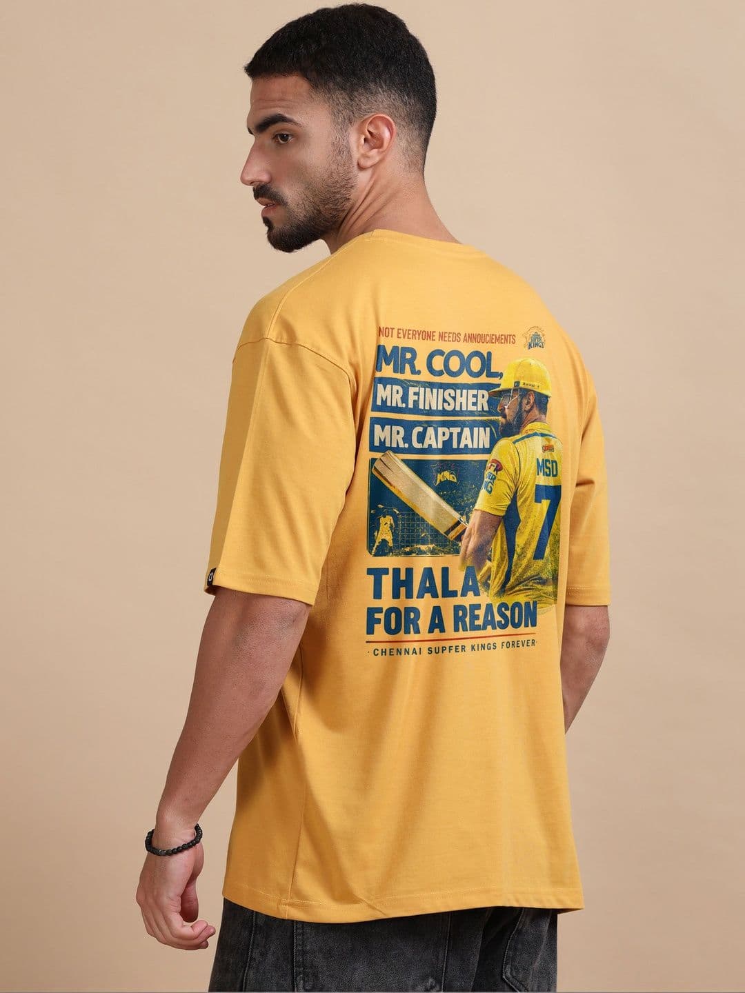 Bushirt Men Printed Drop-Shoulder Sleeves T-shirt - view 1