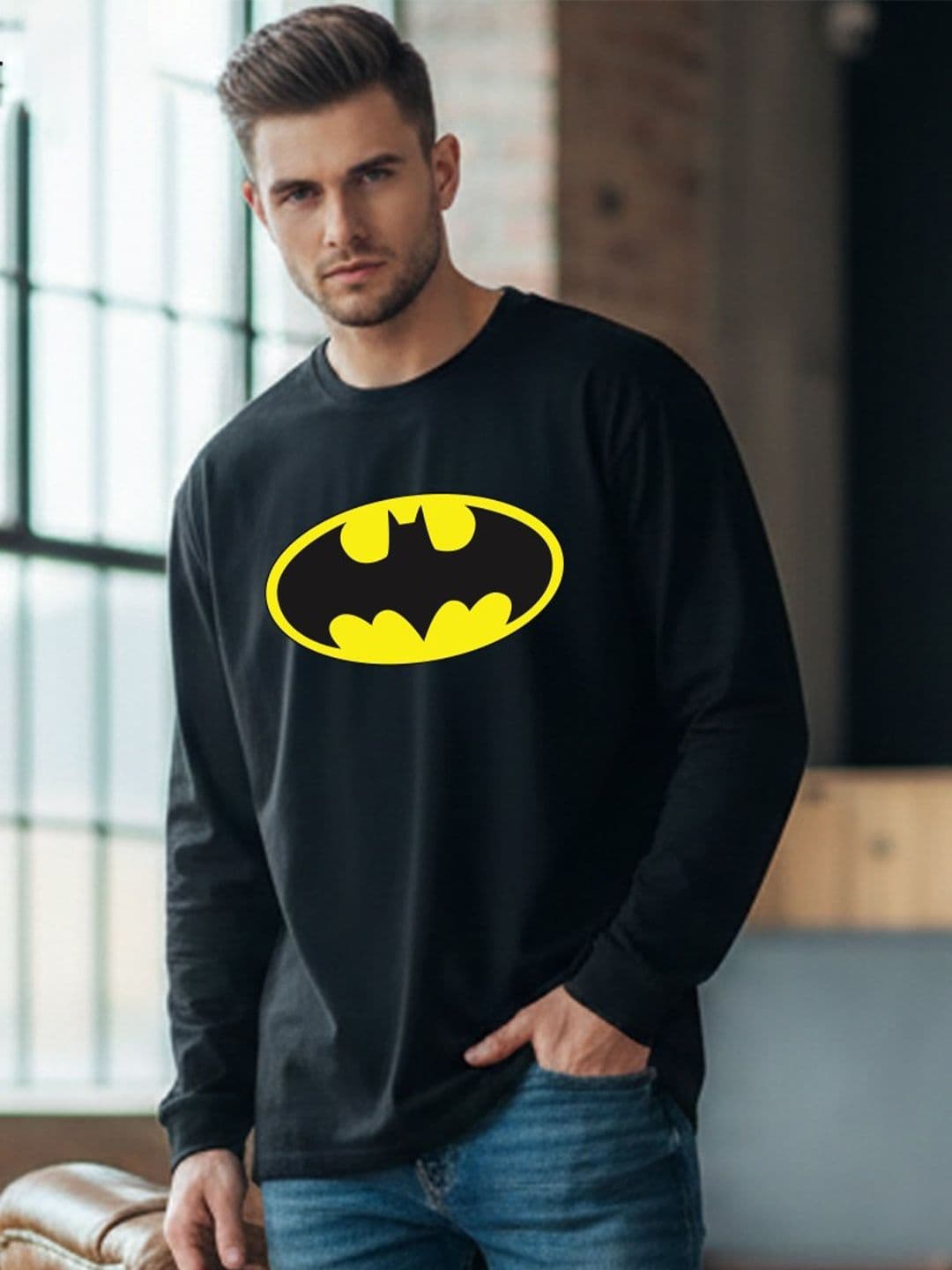 Kook N Keech X Minute Mirth Men Brand Logo Batman Printed T-shirt - view 1