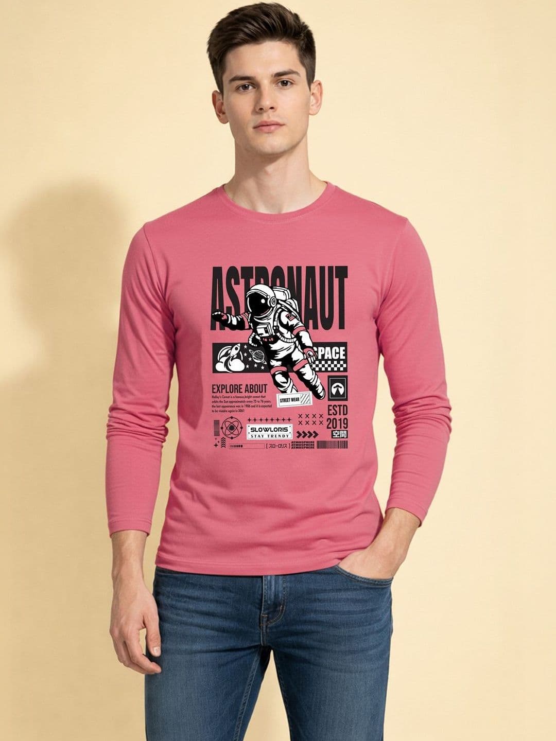 MINISTRY OF FRIENDS Men Typography Printed T-shirt - view 1