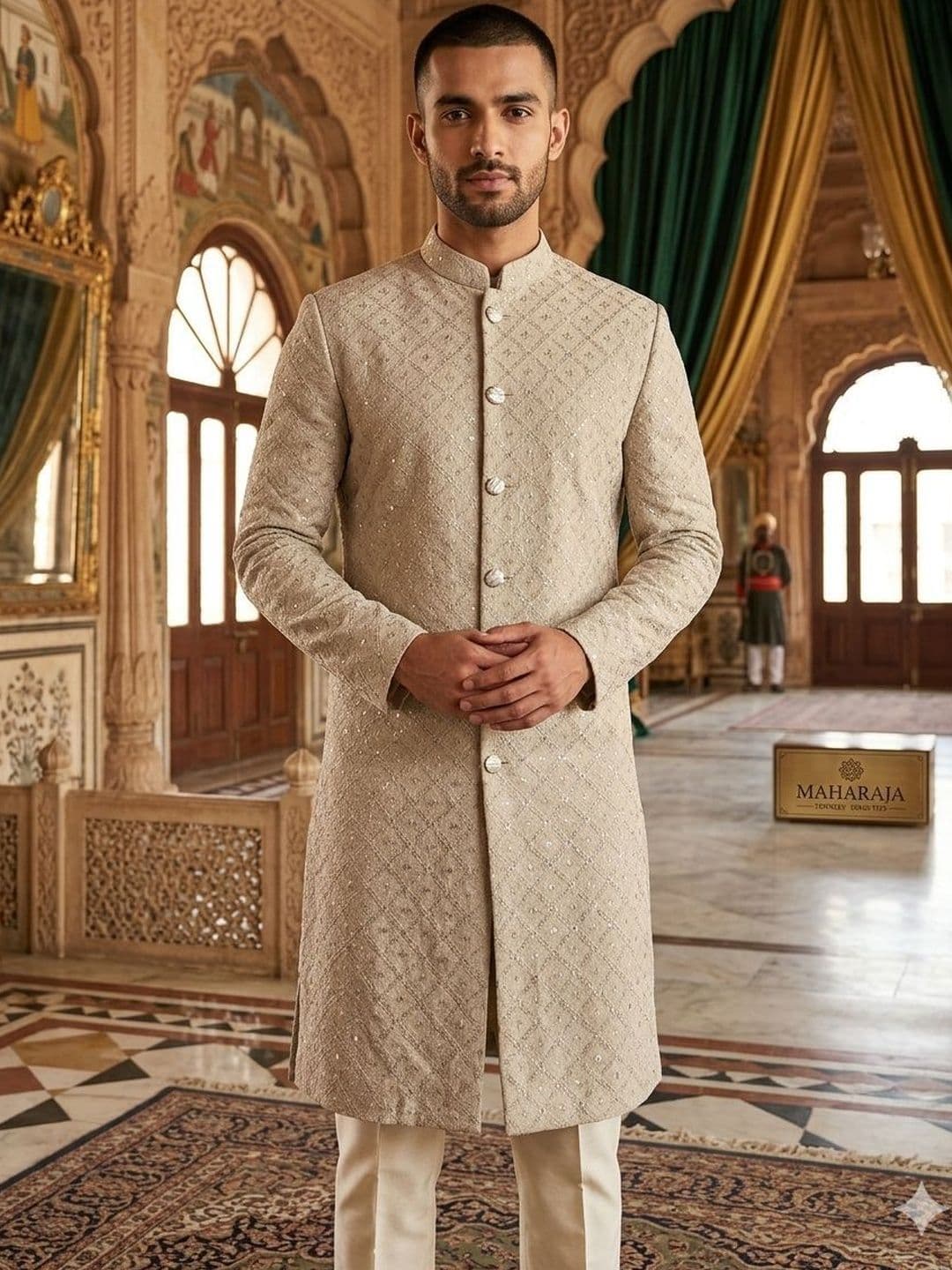 INDIROOP Men Kurta - view 1