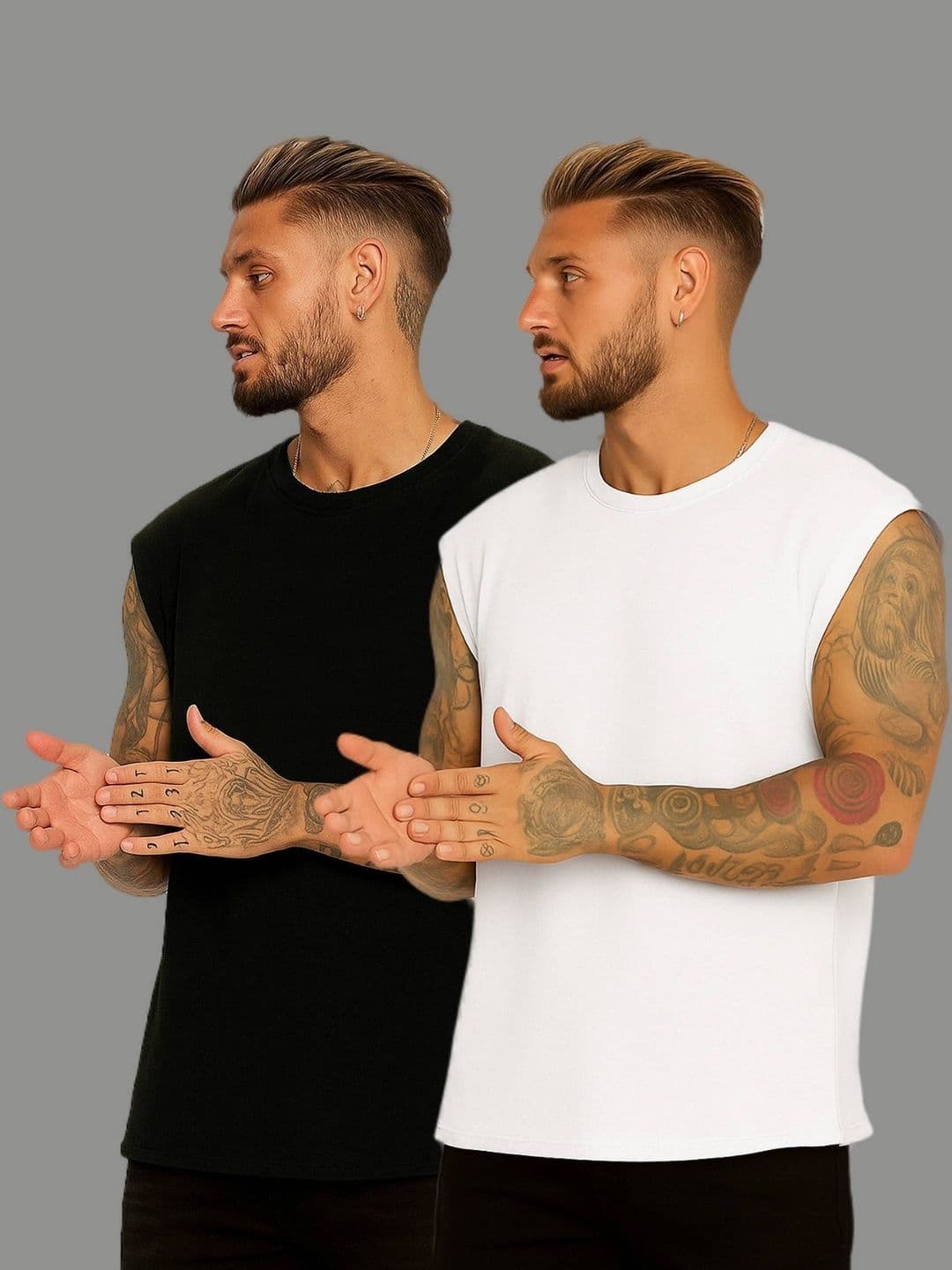 ROYAL-E-KASHMIR Pack of 2 Gym Vest - view 1