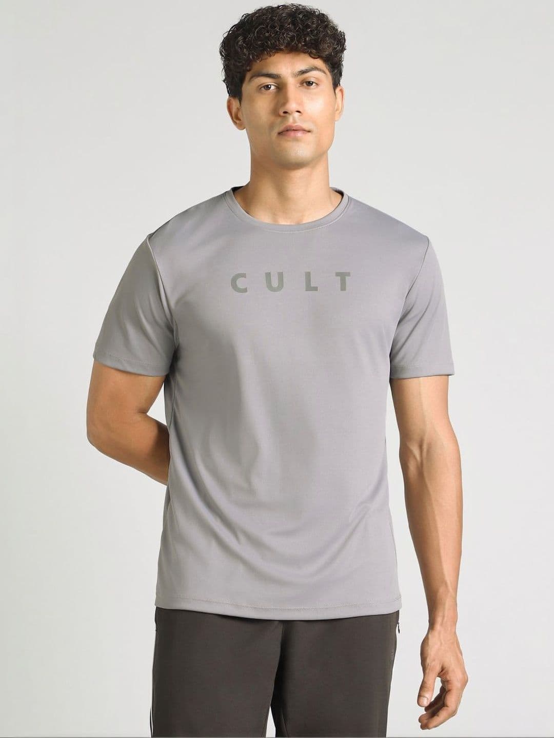 CULT Men's Grey All Day Training T-shirt - view 1