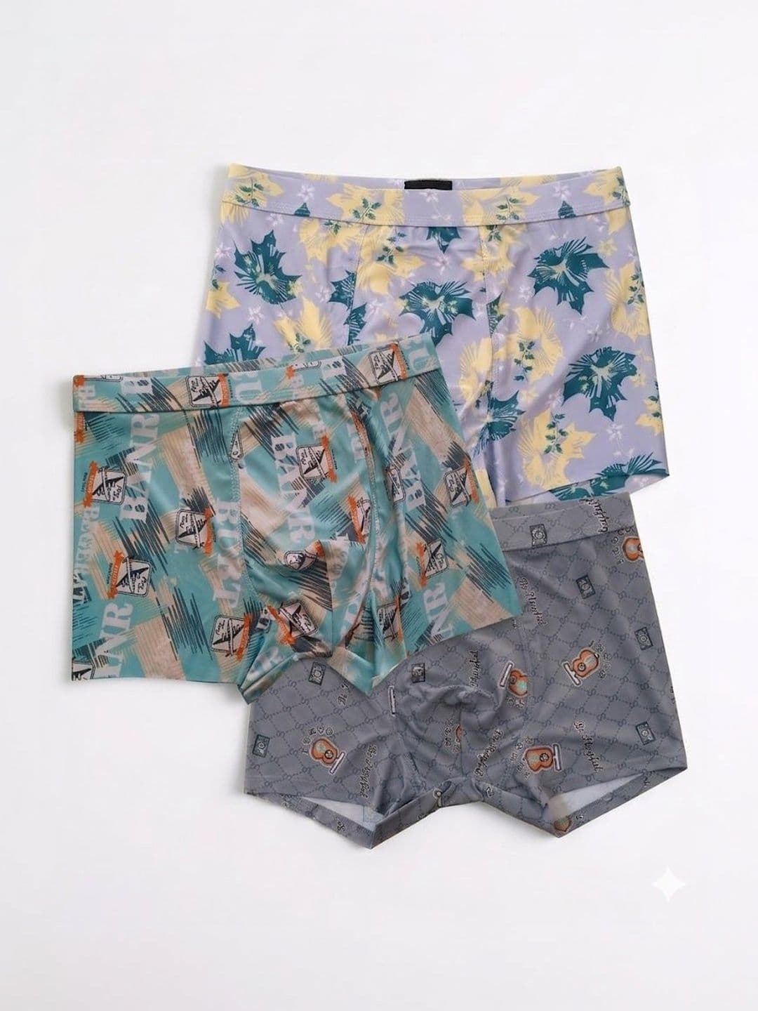 TPJ Mart Men Printed Anti Bacterial Assorted Boxer-Style Briefs - view 1