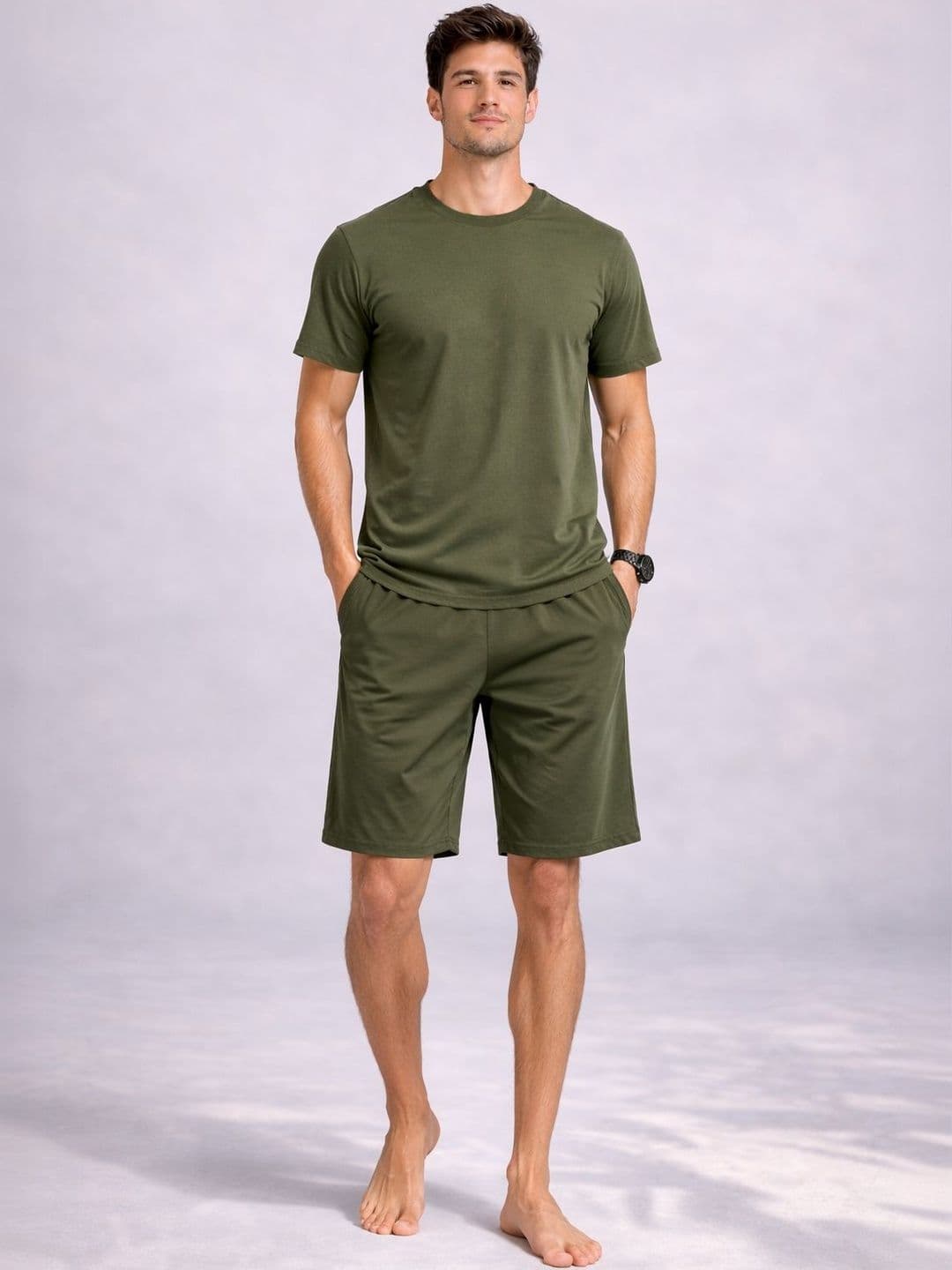Raxedo Round Neck Short Sleeves Swim Set - view 1