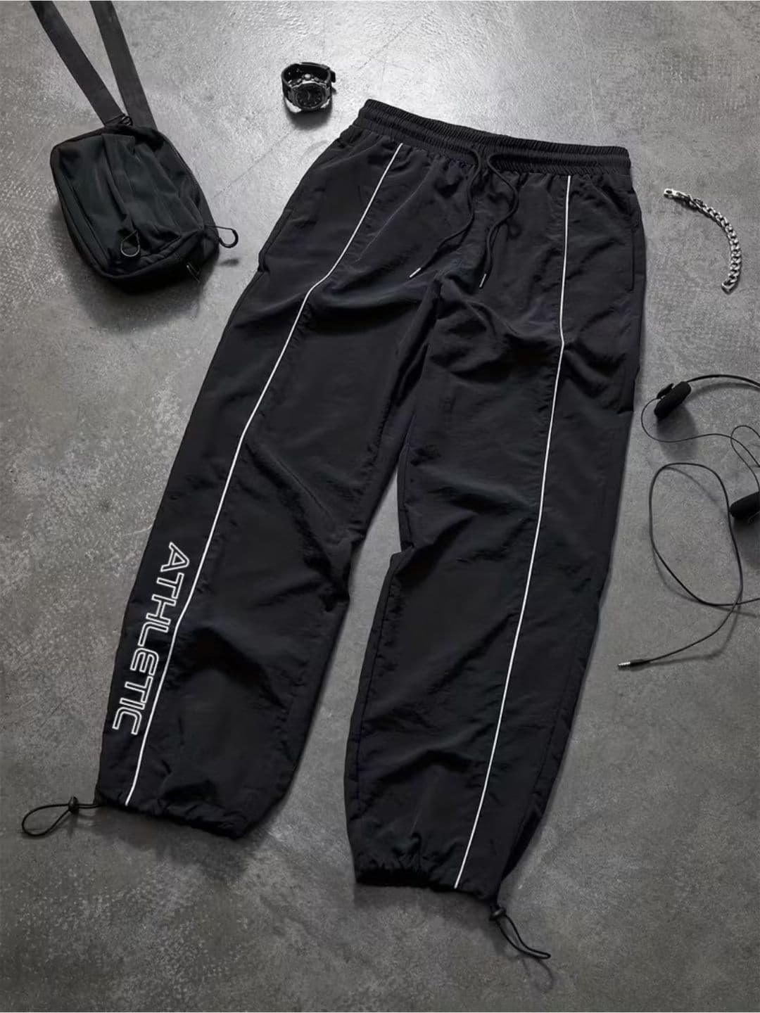 Povaxpo Men Regular Fit Graphic Print Track Pants - view 1