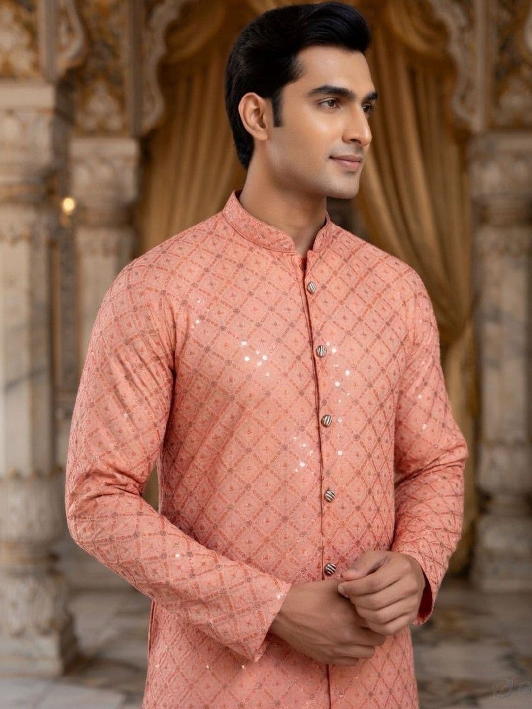INDIROOP Men Kurta - view 1