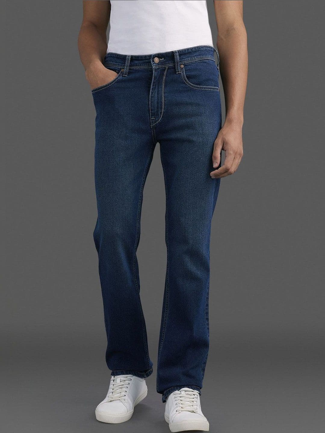 Pepe Jeans Men Holborne Straight Fit Mid-Rise Stretchable Jeans - view 1