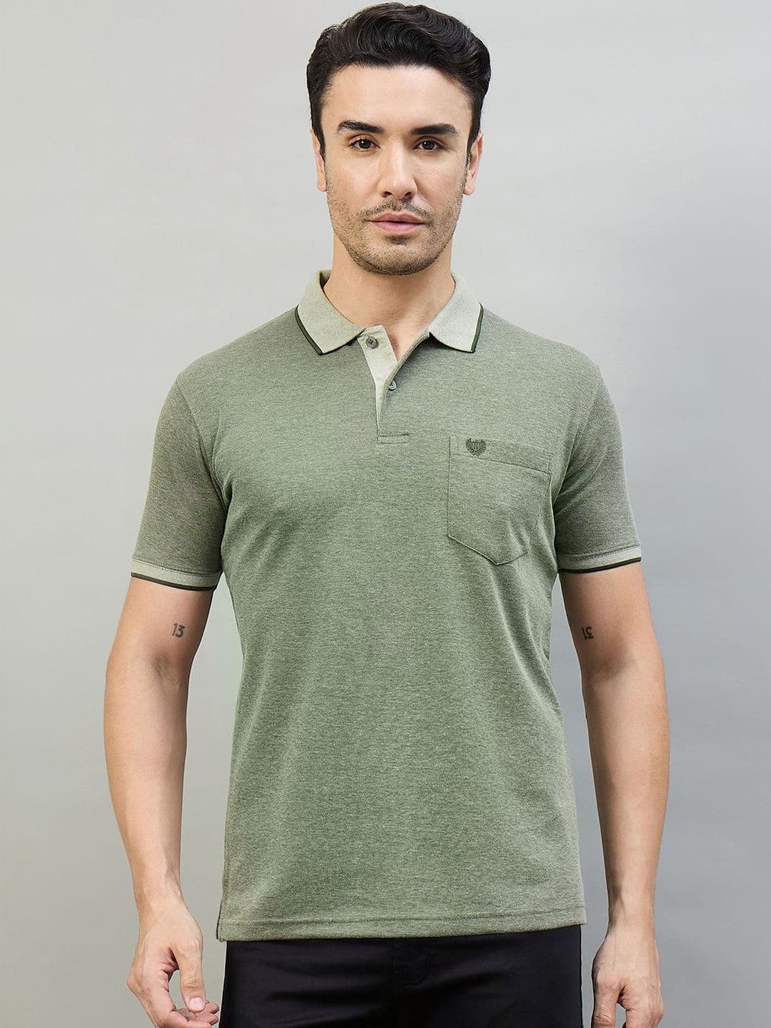 Duke Men Polo Collar Pockets T-shirt - view 1