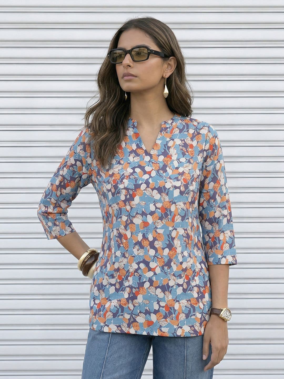 Anouk Rustic Abstract Printed Kurti - view 1