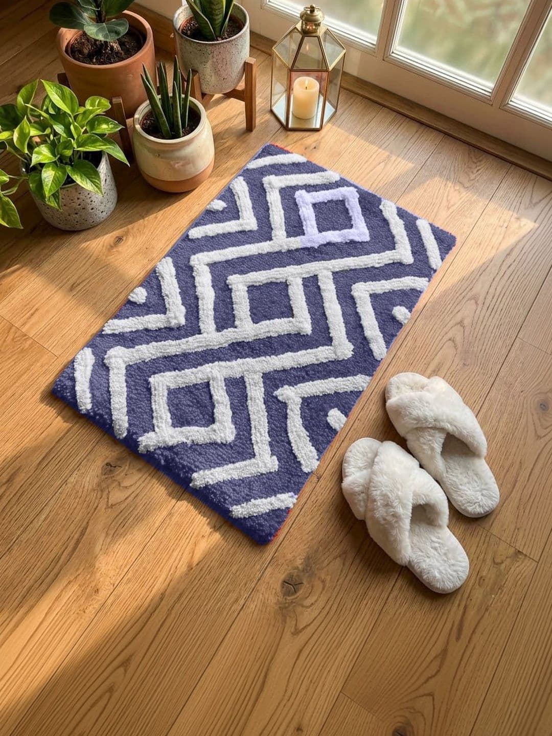 AaHo Decor Blue Anti-Skid Doormats - view 1