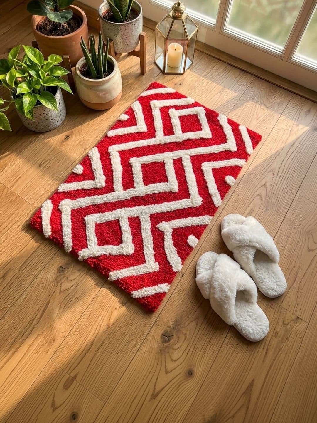 AaHo Decor Red Anti-Skid Doormats - view 1