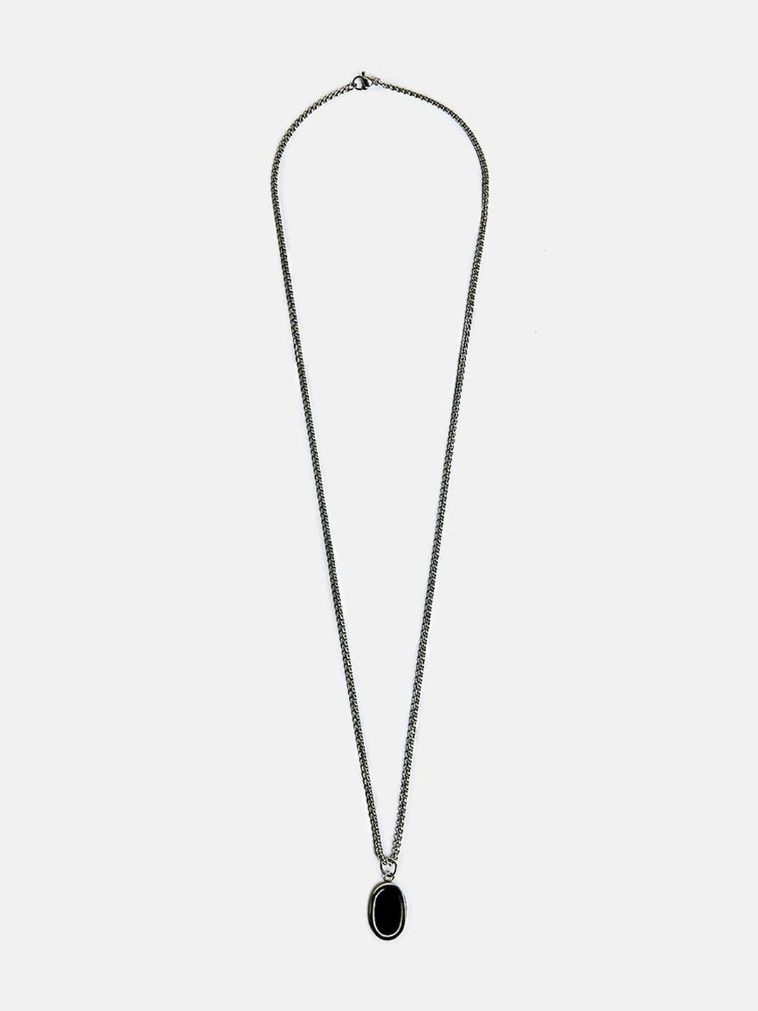 Snitch Textured Oval Pendant Chain - view 1