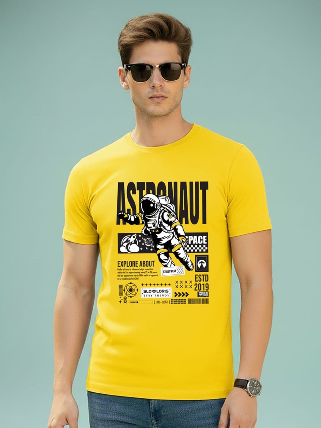 CRYPTIC Men Typography Printed T-shirt - view 1