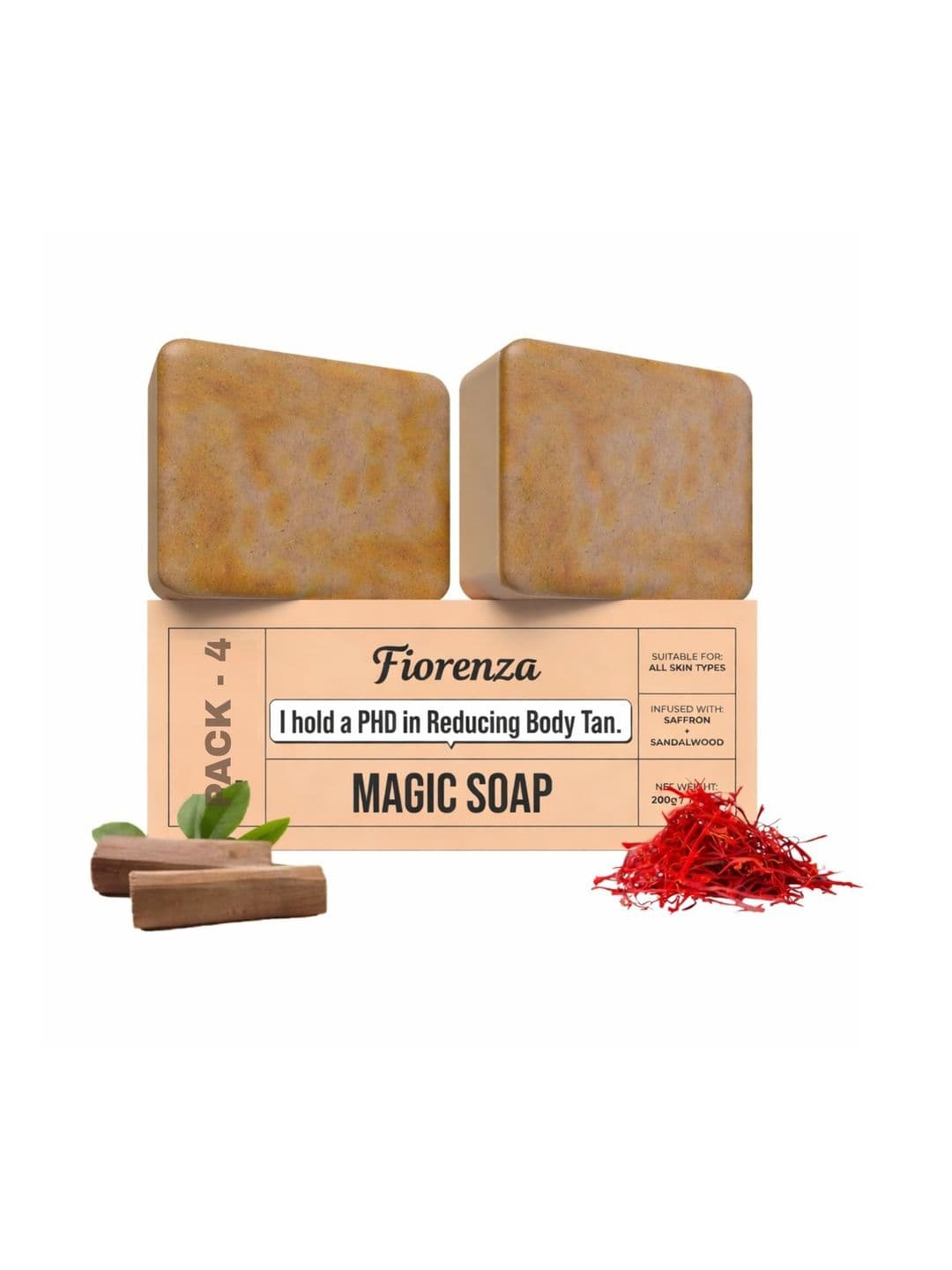Fiorenza Set Of 2 Tan Removal Magic Soap - view 1