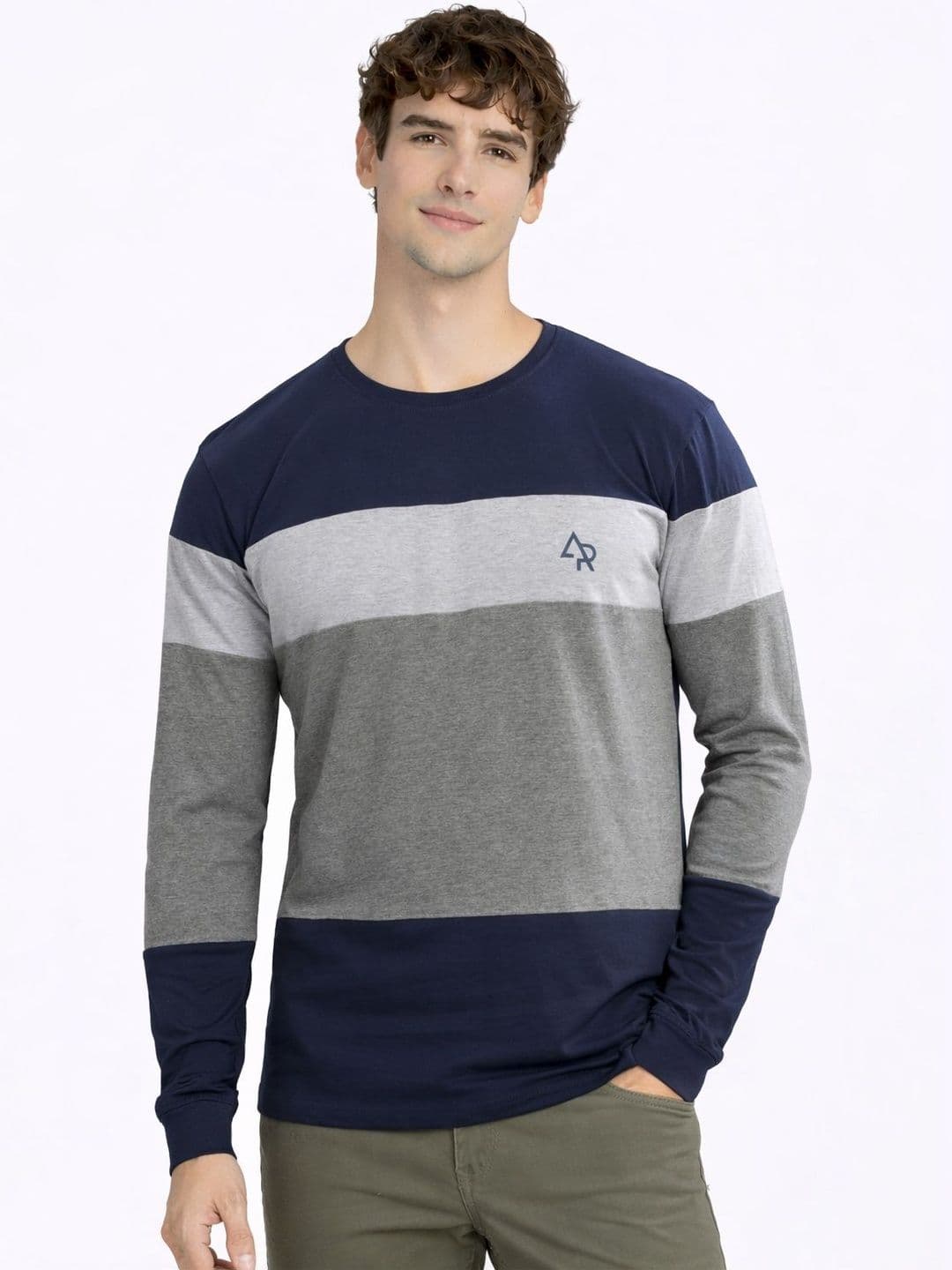 ADRO Men Colourblocked T-shirt - view 1